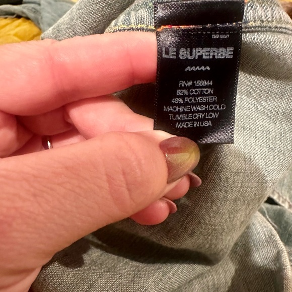 Le Superbe Surf Cowboy pearl snap Size 8/M - Picture 9 of 9